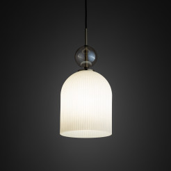 SOPHIA BIG COGNAC WHITE LAMPA WISZĄCA 1XE27 11374