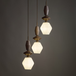 ZEN SABIA FUSO WHITE LAMPA WISZĄCA 3XE14 KOŁO 11862