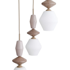 ZEN SABIA FUSO WHITE LAMPA WISZĄCA 3XE14 KOŁO 11862
