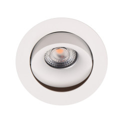 MAXLIGHT H0117 OPRAWA WPUSTOWA BELLATRIX TILTED BIAŁA - BEZ MODUŁU ŚWIETLNEGO LED H0112