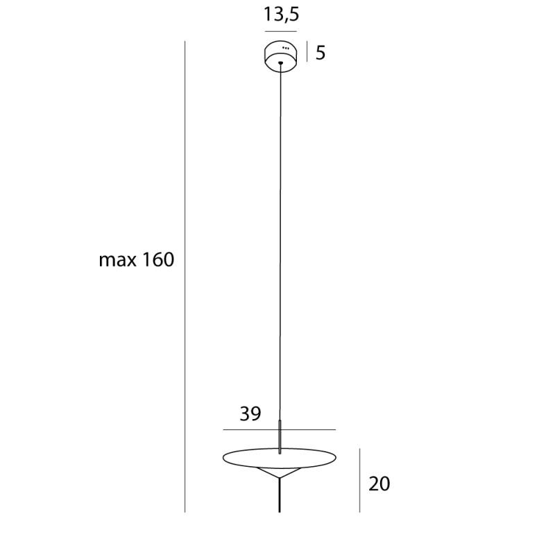 MAXLIGHT P0555 LAMPA WISZĄCA CONE II
