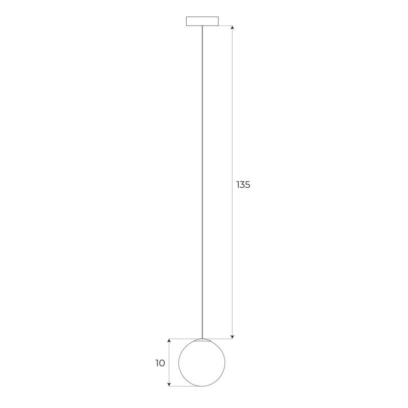 MAXLIGHT M0017N LAMPA WISZĄCA  MAGNETYCZNA SYSTEM ON/OFF 5,4W 334LM 3000K
