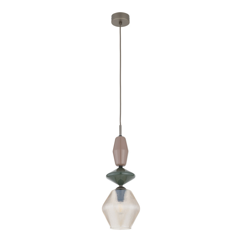 ZEN NEW BROWN FUSO COGNAC LAMPA WISZĄCA 1XE14 11865