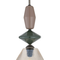ZEN NEW BROWN FUSO COGNAC LAMPA WISZĄCA 1XE14 11865