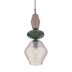 ZEN NEW BROWN FUSO COGNAC LAMPA WISZĄCA 1XE14 11865