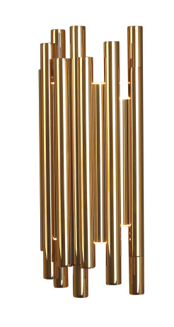MAXLIGHT W0187D  KINKIET ORGANIC ZŁOTY ŚCIEMNIALNY