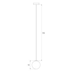 MAXLIGHT M0017Z LAMPA WISZĄCA MAGNETYCZNA SYSTEM ZIGBEE 5,4W 334LM 2700/5000K
