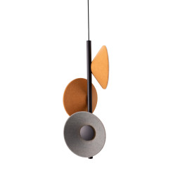 MAXLIGHT P0564 LAMPA WISZACA PURO EARTH YELLOW&GREY