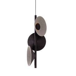 MAXLIGHT P0562 LAMPA WISZACA PURO BLACK&GREY