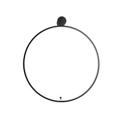 MAXLIGHT W0435 KINKIET VISUAL 22W BLACK 60cm
