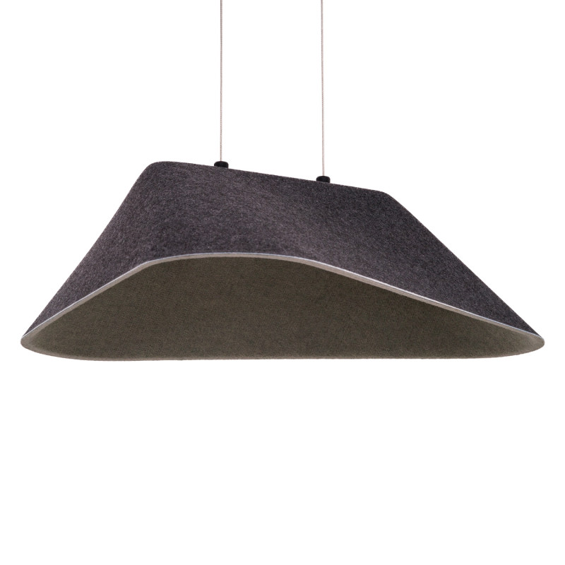 MAXLIGHT P0567 LAMPA WISZACA CARBON BLACK&GREY
