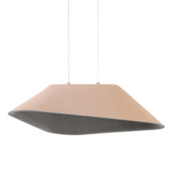 MAXLIGHT P0568 LAMPA WISZACA CARBON CREAM&GREY