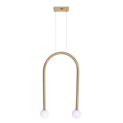 MAXLIGHT P0514 LAMPA WISZĄCA ENIGMA ZŁOTA