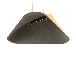 MAXLIGHT P0569 LAMPA WISZACA CARBON EARTH YELLOW&GREY