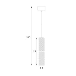 MAXLIGHT P0648 LAMPA WISZĄCA LOVE 11W


