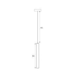 MAXLIGHT M0012Z LAMPA WISZĄCA MAGNETYCZNA SYSTEM ZIGBEE 3,8W 317LM 2700/5000K
