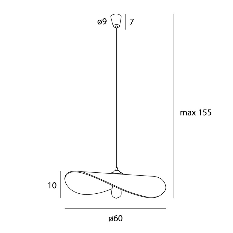 MAXLIGHT P0581 LAMPA WISZĄCA NAP
