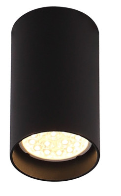 MAXLIGHT C0142  LAMPA SUFITOWA PET ROUND NEW CZARNY