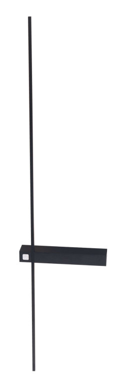 MAXLIGHT W0283 KINKIET SABRE 91 cm CZARNY IP23, ściemnialny z włącznikiem dotykowym