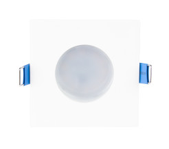 MAXLIGHT H0092 SQUARE OPRAWA WPUSTOWA KWADRATOWA BIAŁA IP44, GU10