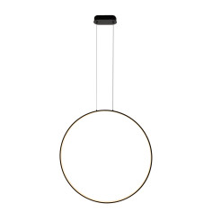MAXLIGHT P0654 LAMPA WISZĄCA VISUAL VER 28W BLACK 80cm

