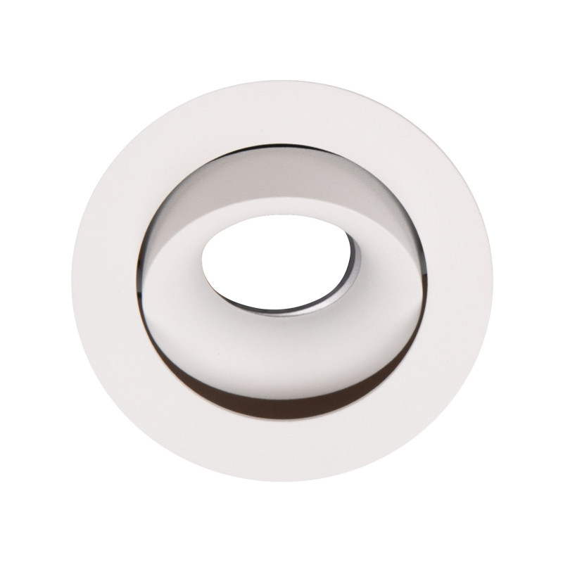 MAXLIGHT H0117 OPRAWA WPUSTOWA BELLATRIX TILTED BIAŁA - BEZ MODUŁU ŚWIETLNEGO LED H0112