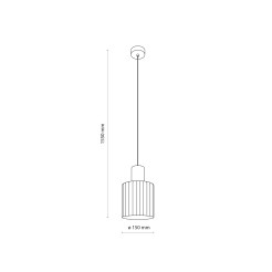 SIERRA WOOD LAMPA WISZĄCA 1XE27 11800
