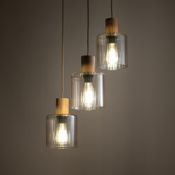SIERRA WOOD LAMPA WISZĄCA 3XE27 11801