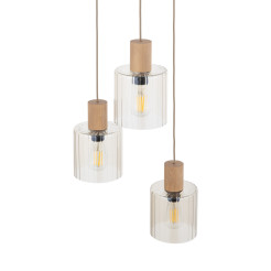 SIERRA WOOD LAMPA WISZĄCA 3XE27 11801