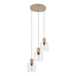 SIERRA WOOD LAMPA WISZĄCA 3XE27 11801