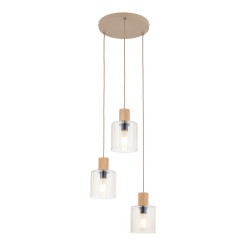 SIERRA WOOD LAMPA WISZĄCA 3XE27 11801