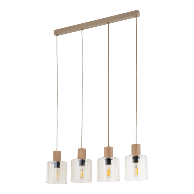 SIERRA WOOD LAMPA WISZĄCA 4XE27 11802