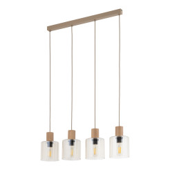 SIERRA WOOD LAMPA WISZĄCA 4XE27 11802