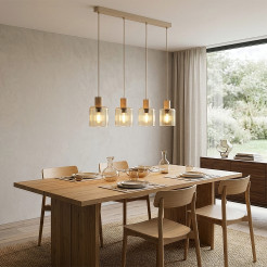 SIERRA WOOD LAMPA WISZĄCA 4XE27 11802