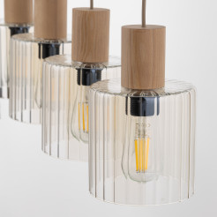 SIERRA WOOD LAMPA WISZĄCA 4XE27 11802