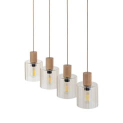 SIERRA WOOD LAMPA WISZĄCA 4XE27 11802