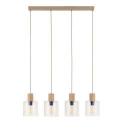 SIERRA WOOD LAMPA WISZĄCA 4XE27 11802