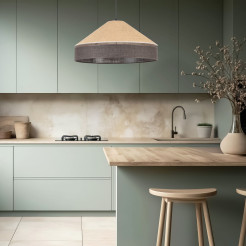 ELISS JUTA BROWN LAMPA WISZACA 1XE27  500 10895