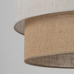 DUO LINEN JUTA LAMPA WISZACA 1XE27  450 10901