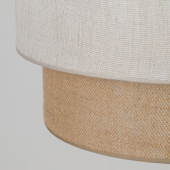 DUO LINEN JUTA LAMPA WISZACA 1XE27  450 10901