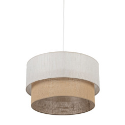 DUO LINEN JUTA LAMPA WISZACA 1XE27  450 10901