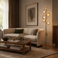 NEBIA NEW BROWN LAMPA PODŁOGOWA 6XG9 16237